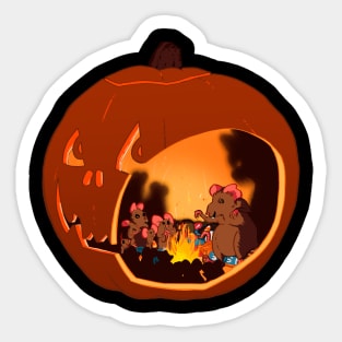 Camp Pumpkin Sticker